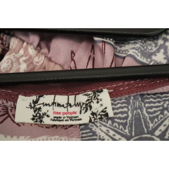 Intimately Free People OB1963838 Women's Sz M Mauve Oasis Wrap Romper - Picture 3 of 9